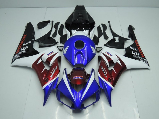 Cheap 2006-2007 Burgandy and Blue Honda CBR1000RR Bike Fairing