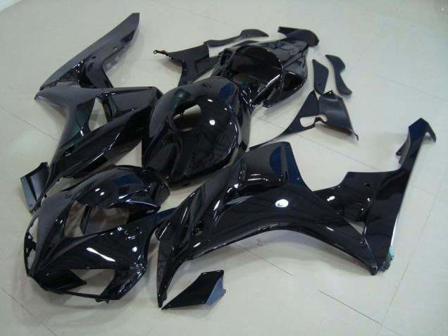 Cheap 2006-2007 Glossy Black Honda CBR1000RR Bike Fairings
