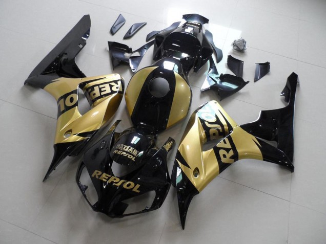 Cheap 2006-2007 Gold Repsol Honda CBR1000RR Moto Fairings Cheap 2006-2007 Gold Repsol Honda CBR1000RR Moto Fairings