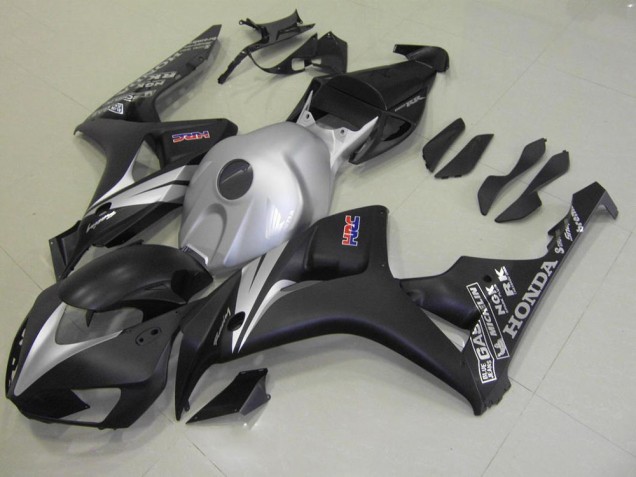 Cheap 2006-2007 Matte Black Silver Honda CBR1000RR Motorcycle Fairing Kit
