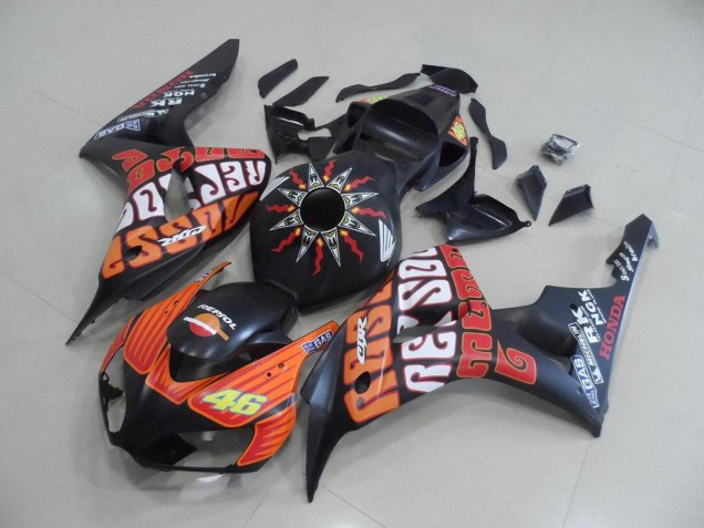 Cheap 2006-2007 Matte Rossi Honda CBR1000RR Bike Fairings