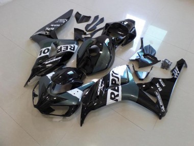 Cheap 2006-2007 Grey Black Repsol Honda CBR1000RR Motorbike Fairing Kits