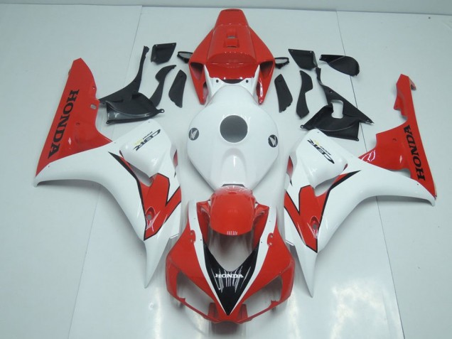 Cheap 2006-2007 Orange Red and White Honda CBR1000RR Moto Fairings Cheap 2006-2007 Orange Red and White Honda CBR1000RR Moto Fairings