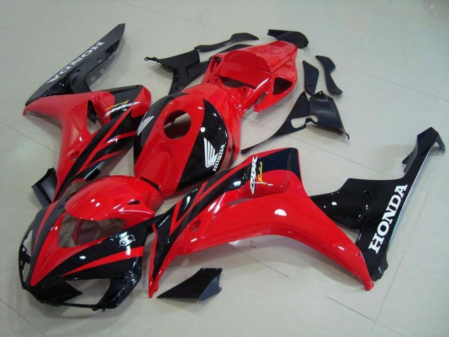 Cheap 2006-2007 Red Black Honda CBR1000RR Motorbike Fairings