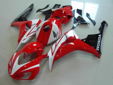 Cheap 2006-2007 Red White Honda CBR1000RR Motorcycle Fairing Kits