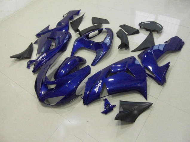 Cheap 2006-2007 Dark Blue Kawasaki ZX10R Replacement Fairings Cheap 2006-2007 Dark Blue Kawasaki ZX10R Replacement Fairings
