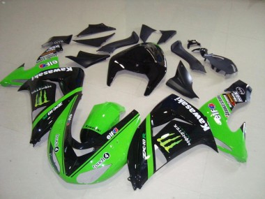 Cheap 2006-2007 Green Monster Kawasaki ZX10R Motor Fairings