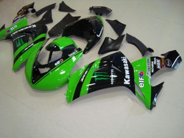 Cheap 2006-2007 Green Monster Race Kawasaki ZX10R Motorcycle Fairings Kit