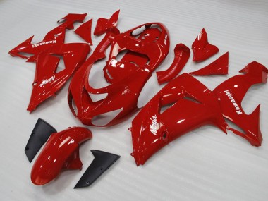 Cheap 2006-2007 Red Kawasaki ZX10R Motorbike Fairings