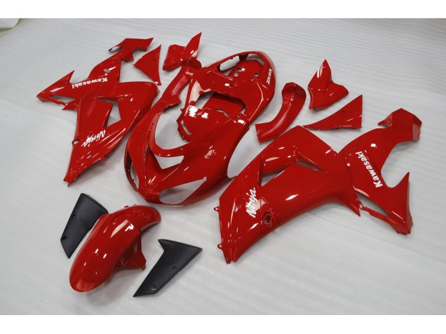 Cheap 2006-2007 Red Kawasaki ZX10R Motorbike Fairings Cheap 2006-2007 Red Kawasaki ZX10R Motorbike Fairings