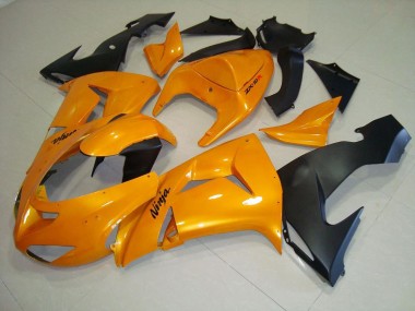 Cheap 2006-2007 Orange Kawasaki ZX10R Motorcycle Fairings Kits