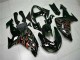 Cheap 2006-2007 Black Red Flame Kawasaki ZX10R Motorcyle Fairings Cheap 2006-2007 Black Red Flame Kawasaki ZX10R Motorcyle Fairings