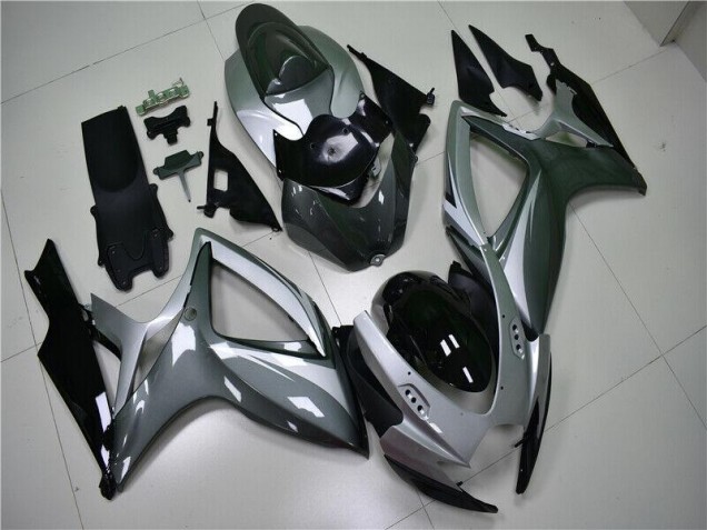 Cheap 2006-2007 Silver Grey Suzuki GSXR 600/750 Motorcycle Replacement Fairings Cheap 2006-2007 Silver Grey Suzuki GSXR 600/750 Motorcycle Replacement Fairings