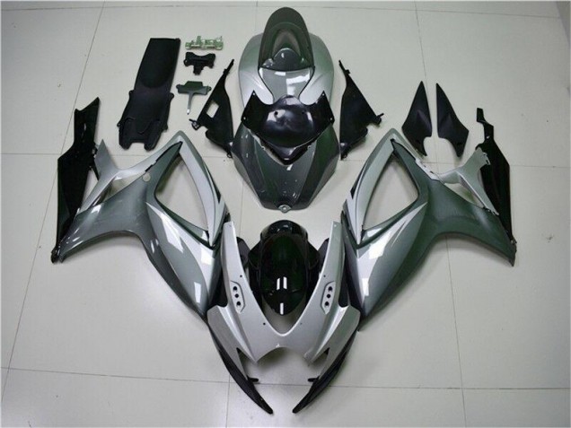 Cheap 2006-2007 Silver Grey Suzuki GSXR 600/750 Motorcycle Replacement Fairings Cheap 2006-2007 Silver Grey Suzuki GSXR 600/750 Motorcycle Replacement Fairings