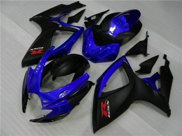 Cheap 2006-2007 Blue Black Suzuki GSXR 600/750 Motorbike Fairing Kits Cheap 2006-2007 Blue Black Suzuki GSXR 600/750 Motorbike Fairing Kits
