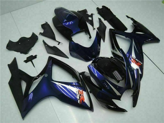 Cheap 2006-2007 Black Blue Suzuki GSXR 600/750 Motorbike Fairing Kits Cheap 2006-2007 Black Blue Suzuki GSXR 600/750 Motorbike Fairing Kits