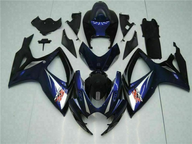Cheap 2006-2007 Black Blue Suzuki GSXR 600/750 Motorbike Fairing Kits Cheap 2006-2007 Black Blue Suzuki GSXR 600/750 Motorbike Fairing Kits