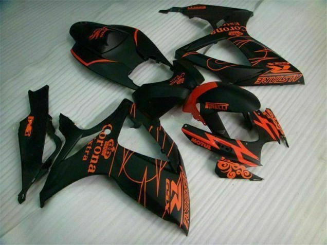 Cheap 2006-2007 Black Suzuki GSXR 600/750 Motorcycle Fairings Kits Cheap 2006-2007 Black Suzuki GSXR 600/750 Motorcycle Fairings Kits