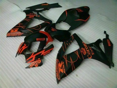 Cheap 2006-2007 Black Suzuki GSXR 600/750 Motorcycle Fairings Kits