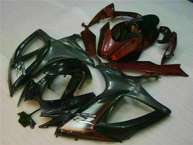Cheap 2006-2007 Black Red Suzuki GSXR 600/750 Motorcycle Fairings Cheap 2006-2007 Black Red Suzuki GSXR 600/750 Motorcycle Fairings