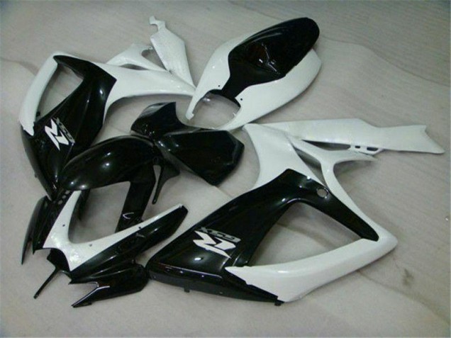 Cheap 2006-2007 Black White Suzuki GSXR 600/750 Motorcycle Replacement Fairings Cheap 2006-2007 Black White Suzuki GSXR 600/750 Motorcycle Replacement Fairings