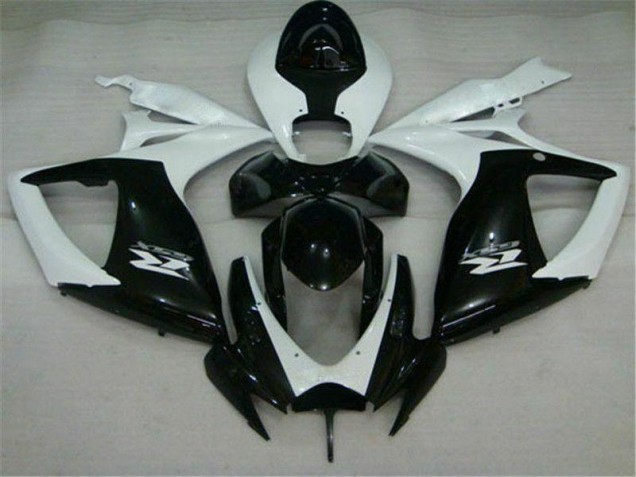 Cheap 2006-2007 Black White Suzuki GSXR 600/750 Motorcycle Replacement Fairings Cheap 2006-2007 Black White Suzuki GSXR 600/750 Motorcycle Replacement Fairings