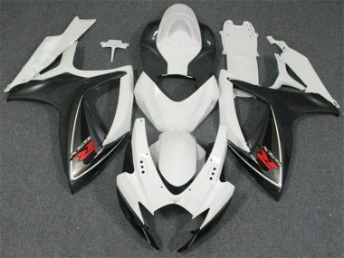 Cheap 2006-2007 White Suzuki GSXR 600/750 Motorcycle Fairing Kits