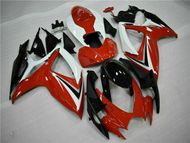 Cheap 2006-2007 Red White Suzuki GSXR 600/750 Motorcycle Fairings Kits Cheap 2006-2007 Red White Suzuki GSXR 600/750 Motorcycle Fairings Kits