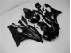 Cheap 2006-2007 Glossy Matte Black Yamaha YZF R6 Motor Bike Fairings