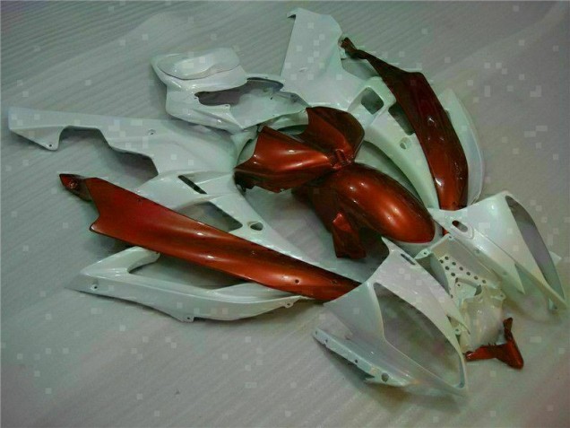 Cheap 2006-2007 White Brown Yamaha YZF R6 Motorcylce Fairings Cheap 2006-2007 White Brown Yamaha YZF R6 Motorcylce Fairings