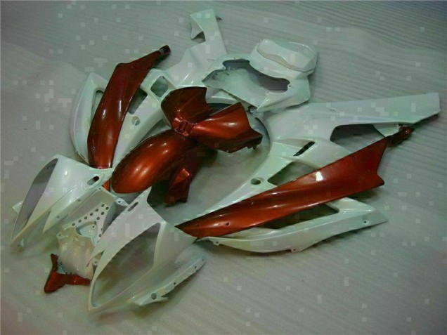 Cheap 2006-2007 White Brown Yamaha YZF R6 Motorcylce Fairings Cheap 2006-2007 White Brown Yamaha YZF R6 Motorcylce Fairings