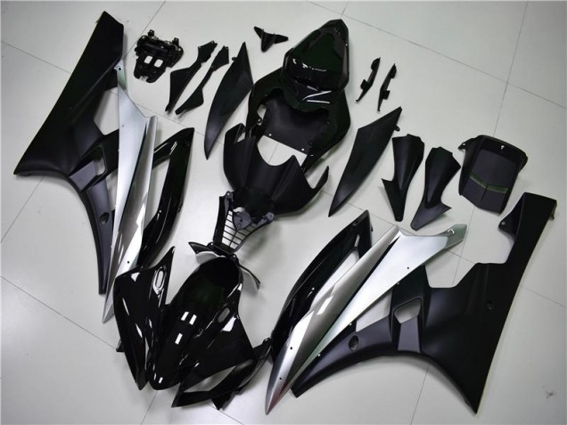 Cheap 2006-2007 Silver Black Yamaha YZF R6 Bike Fairing Cheap 2006-2007 Silver Black Yamaha YZF R6 Bike Fairing