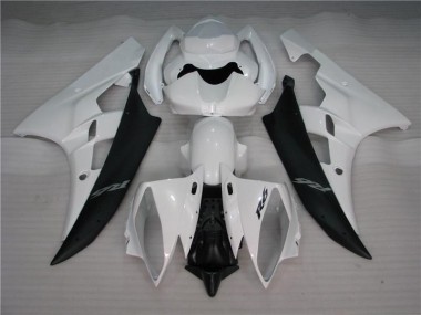 Cheap 2006-2007 White Black Yamaha YZF R6 Motorcycle Bodywork