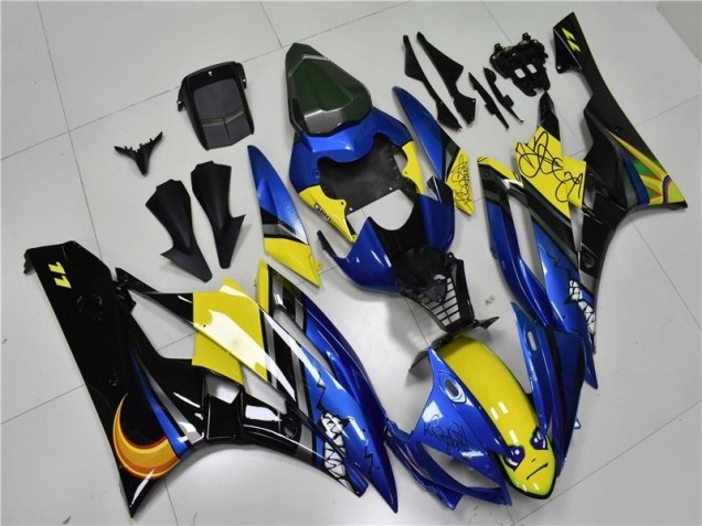 Cheap 2006-2007 Blue Shark Yamaha YZF R6 Motorcycle Fairings Kits Cheap 2006-2007 Blue Shark Yamaha YZF R6 Motorcycle Fairings Kits