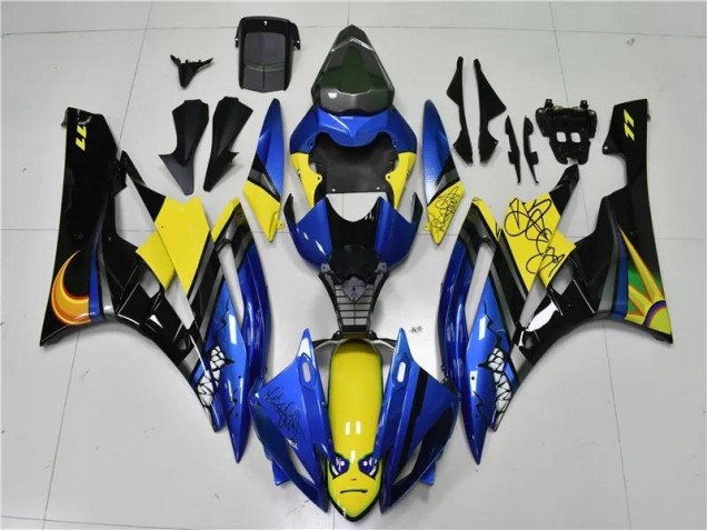 Cheap 2006-2007 Blue Shark Yamaha YZF R6 Motorcycle Fairings Kits Cheap 2006-2007 Blue Shark Yamaha YZF R6 Motorcycle Fairings Kits