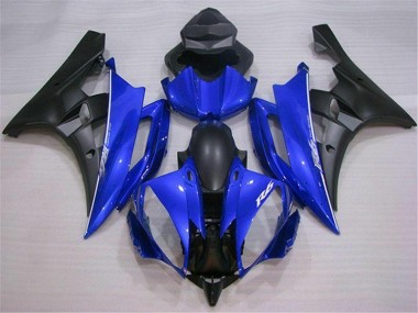 Cheap 2006-2007 Blue Black Yamaha YZF R6 Motor Fairings