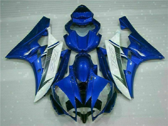 Cheap 2006-2007 Blue White Yamaha YZF R6 Bike Fairings Cheap 2006-2007 Blue White Yamaha YZF R6 Bike Fairings