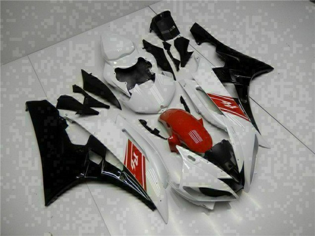 Cheap 2006-2007 White Black Yamaha YZF R6 Motorbike Fairing Cheap 2006-2007 White Black Yamaha YZF R6 Motorbike Fairing