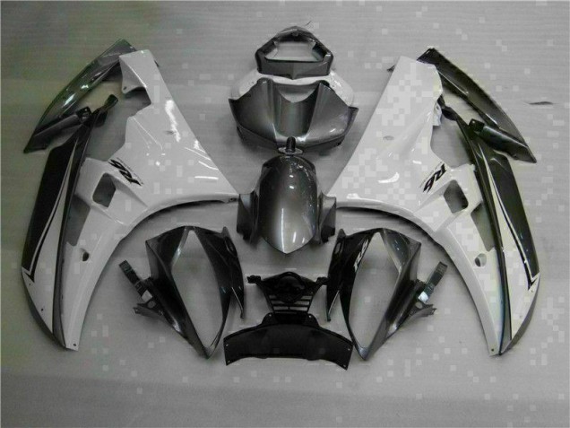 Cheap 2006-2007 White Silver Yamaha YZF R6 Moto Fairings Cheap 2006-2007 White Silver Yamaha YZF R6 Moto Fairings