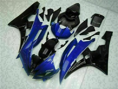 Cheap 2006-2007 Blue Black Yamaha YZF R6 Motorcycle Replacement Fairings