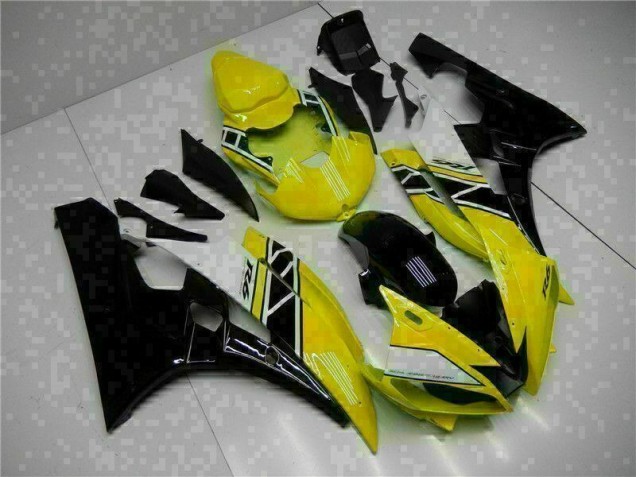 Cheap 2006-2007 Yellow Black Yamaha YZF R6 Motorcycle Fairing Kit Cheap 2006-2007 Yellow Black Yamaha YZF R6 Motorcycle Fairing Kit