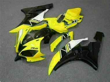 Cheap 2006-2007 Yellow Yamaha YZF R6 Bike Fairing