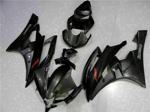 Cheap 2006-2007 Grey Black Yamaha YZF R6 Motorcycle Bodywork Cheap 2006-2007 Grey Black Yamaha YZF R6 Motorcycle Bodywork