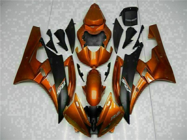 Cheap 2006-2007 Orange Yamaha YZF R6 Motorbike Fairing Kits Cheap 2006-2007 Orange Yamaha YZF R6 Motorbike Fairing Kits