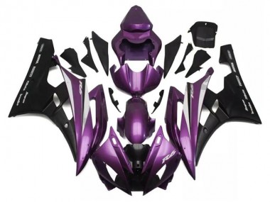 Cheap 2006-2007 Purple Black Yamaha YZF R6 Motorcylce Fairings