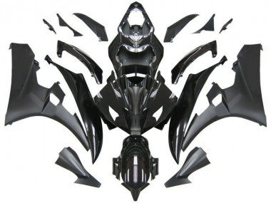 Cheap 2006-2007 Contrast Black Yamaha YZF R6 Bike Fairings