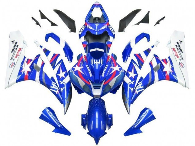 Cheap 2006-2007 Blue Star Fiat Yamaha YZF R6 Replacement Motorcycle Fairings Cheap 2006-2007 Blue Star Fiat Yamaha YZF R6 Replacement Motorcycle Fairings