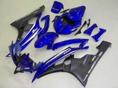 Cheap 2006-2007 Blue Black Yamaha YZF R6 Motorcyle Fairings