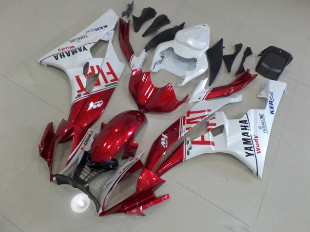 Cheap 2006-2007 Red Fiat Yamaha YZF R6 Motorcyle Fairings Cheap 2006-2007 Red Fiat Yamaha YZF R6 Motorcyle Fairings