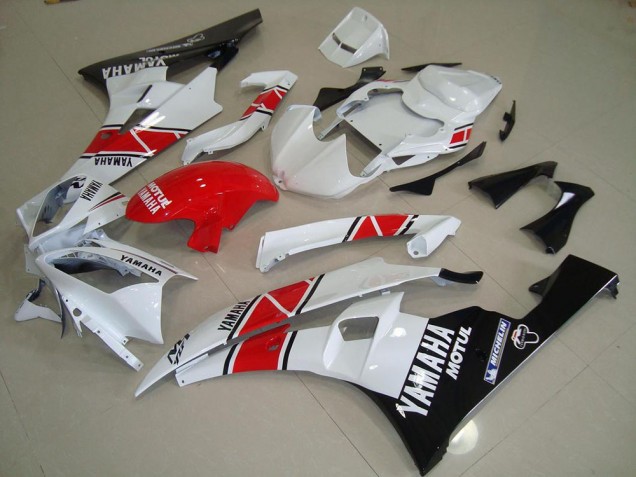 Cheap 2006-2007 Red White Black Yamaha YZF R6 Motor Fairings